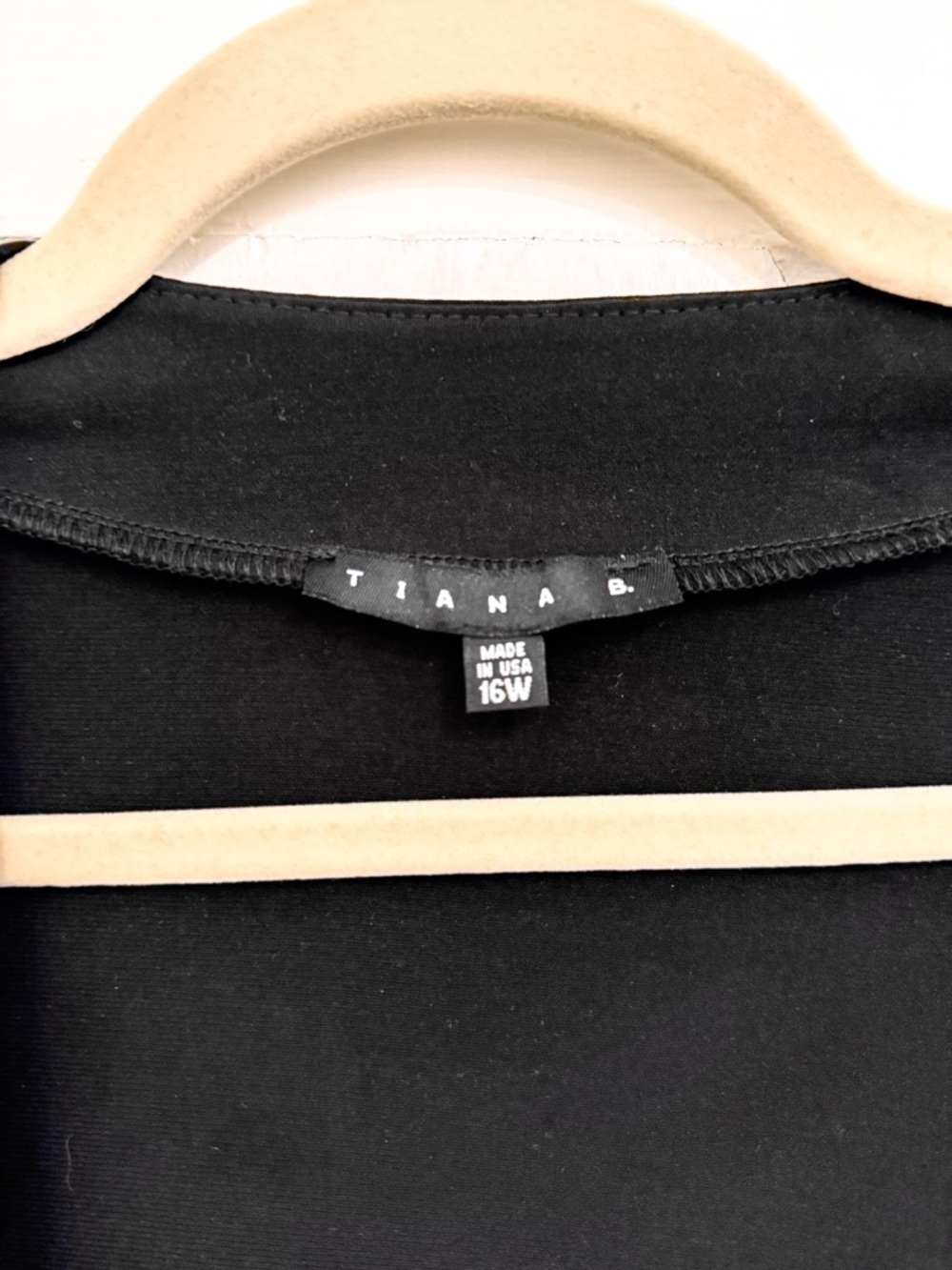 Vintage Tiana B. Black Embellished Open-Front Blazer / Cardigan Style Jacket Top - Picture 3 of 5